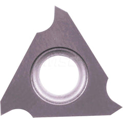 Grooving Insert: GBF32 PR1215, Solid Carbide Megacoat, Left Hand, 2.5 mm Cutting Width, 3 mm Max Depth, Series GBF