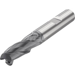 Corner Radius End Mill: 0.2362″ Dia, 3 Flutes, Solid Carbide 35 ° Helix, SIRON-A Coated, Corner Radius End, Series JSE513