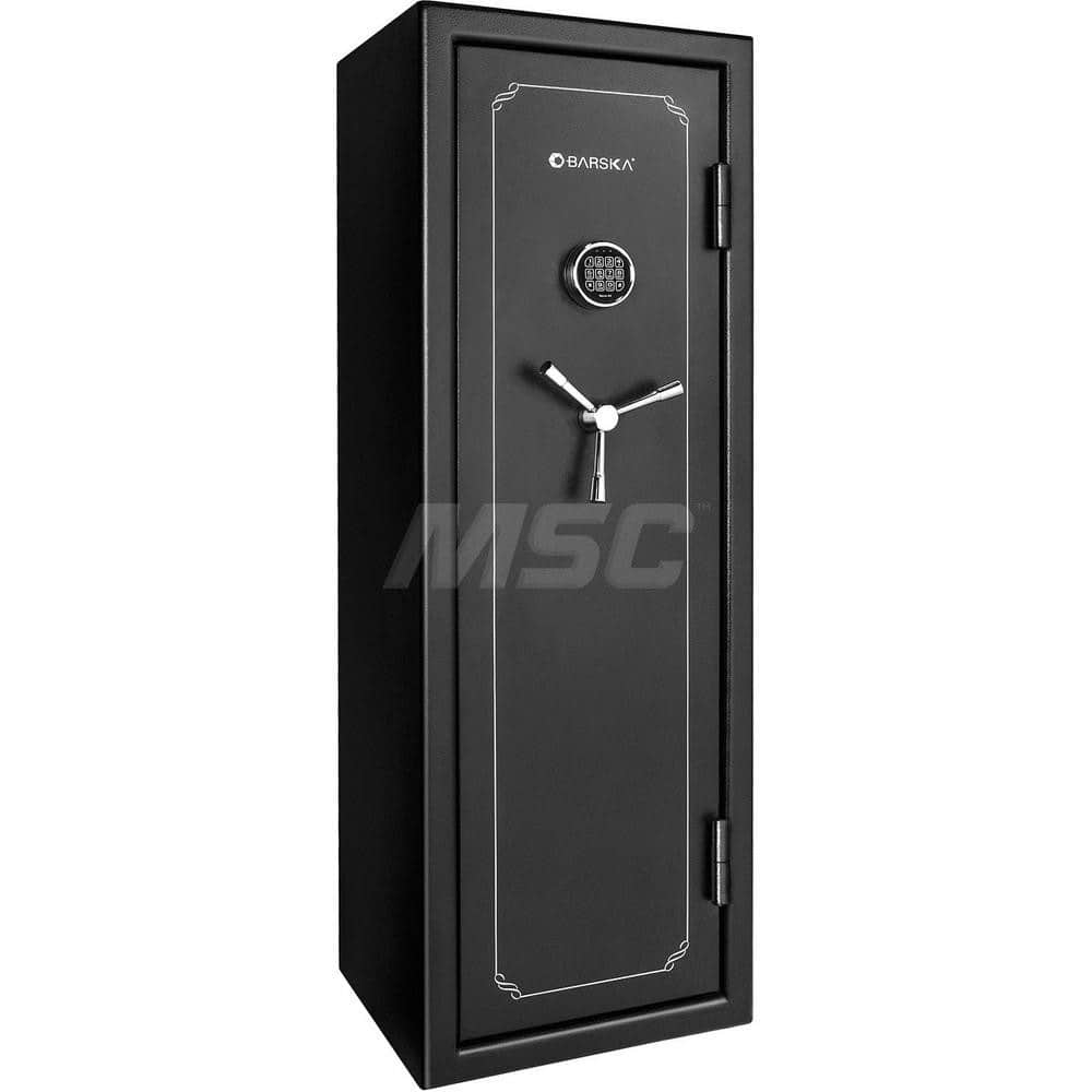 Safes; Type: Rifle Safe; Internal Width (Inch): 18-25/64; Internal Height (Inch): 57-7/16; Internal Depth (Inch): 13-7/8; External Width (Inch): 20; External Height (Inch): 59-1/16; External Depth (Inch): 18; UL Fire Rating (Hours): 2/3