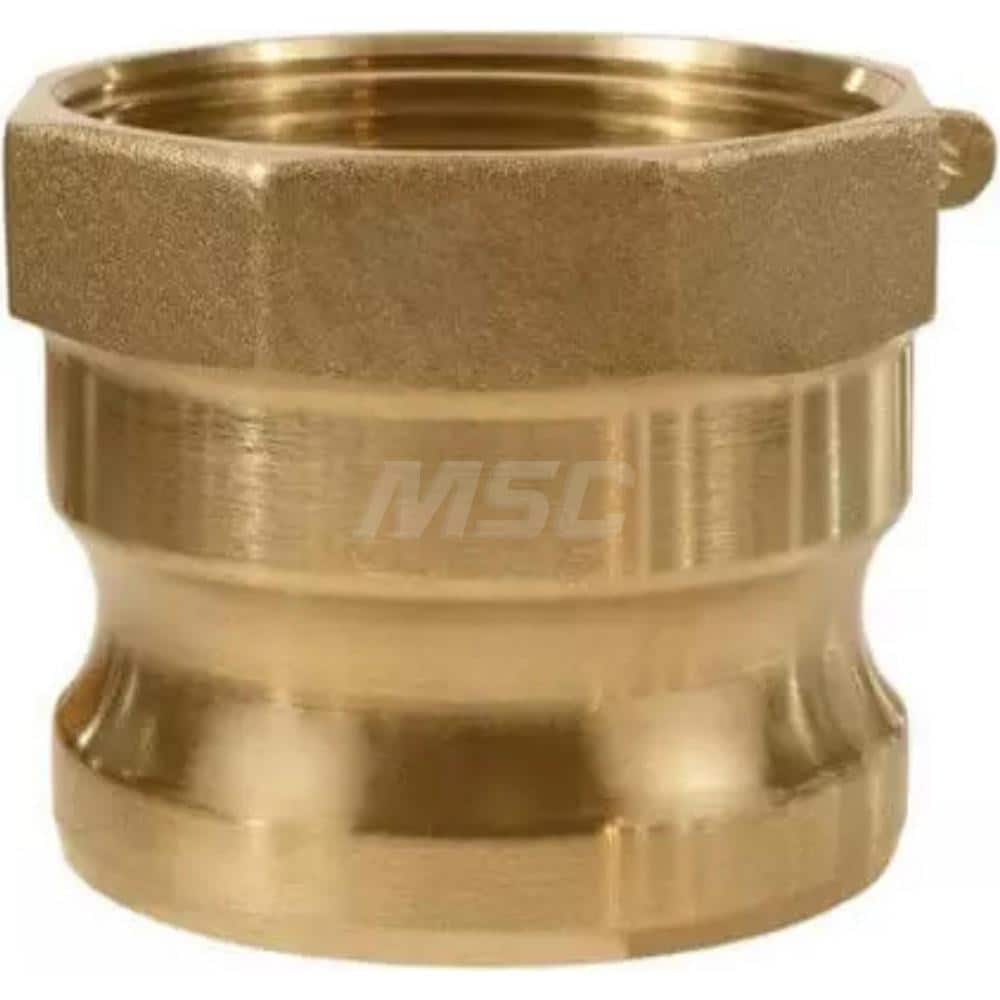 A Type Quick Coupling: 2″ Hose ID, 2″ Part A, Brass