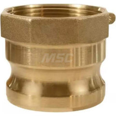 A Type Quick Coupling: 1″ Hose ID, 1″ Part A, Brass