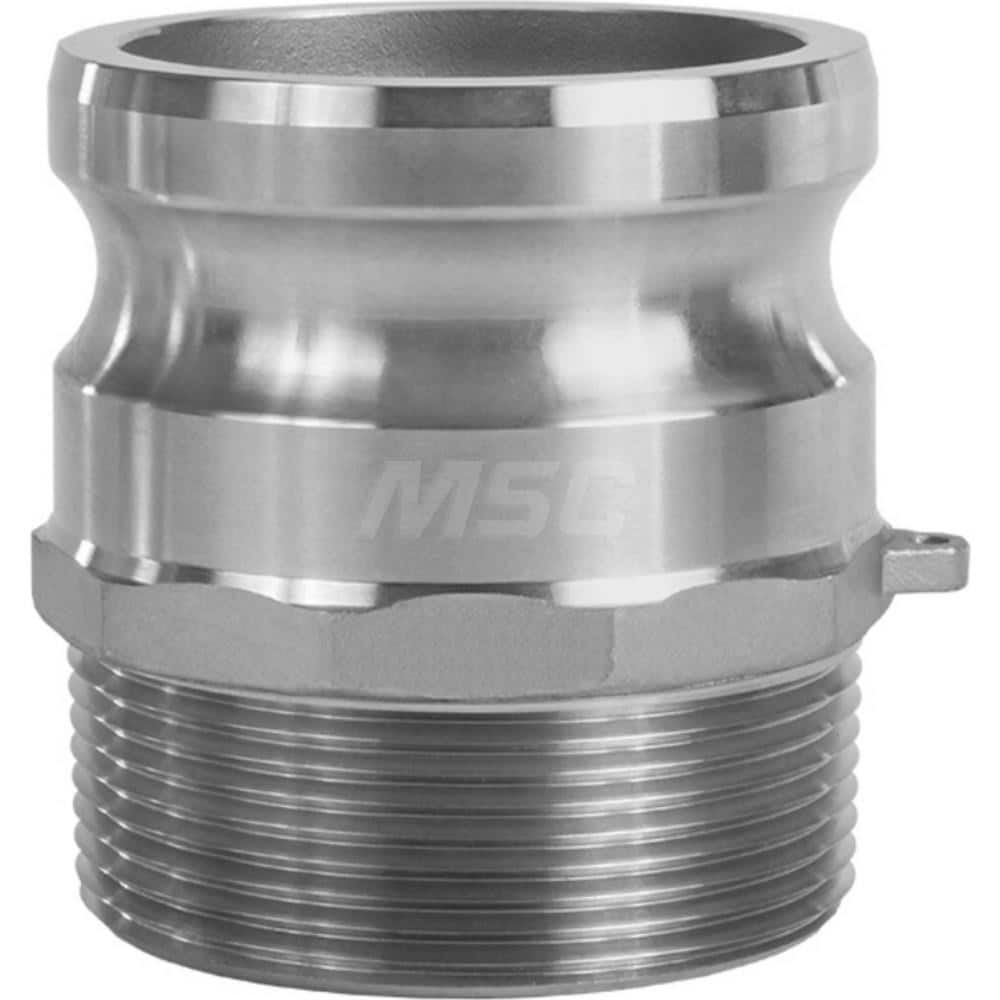 F Type Quick Coupling: 1″ Hose ID, 1″ Part F, Stainless Steel