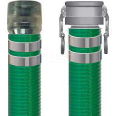 Liquid Suction & Discharge Hose; Inside Diameter (Inch): 2; Length (Feet): 25; Outside Diameter (Decimal Inch): 2.3900; Material: PVC; Working Pressure (psi): 70.000; Vacuum Rating: 29 In. Hg; Color: Green; Minimum Temperature (F): -23.000; Maximum Temper