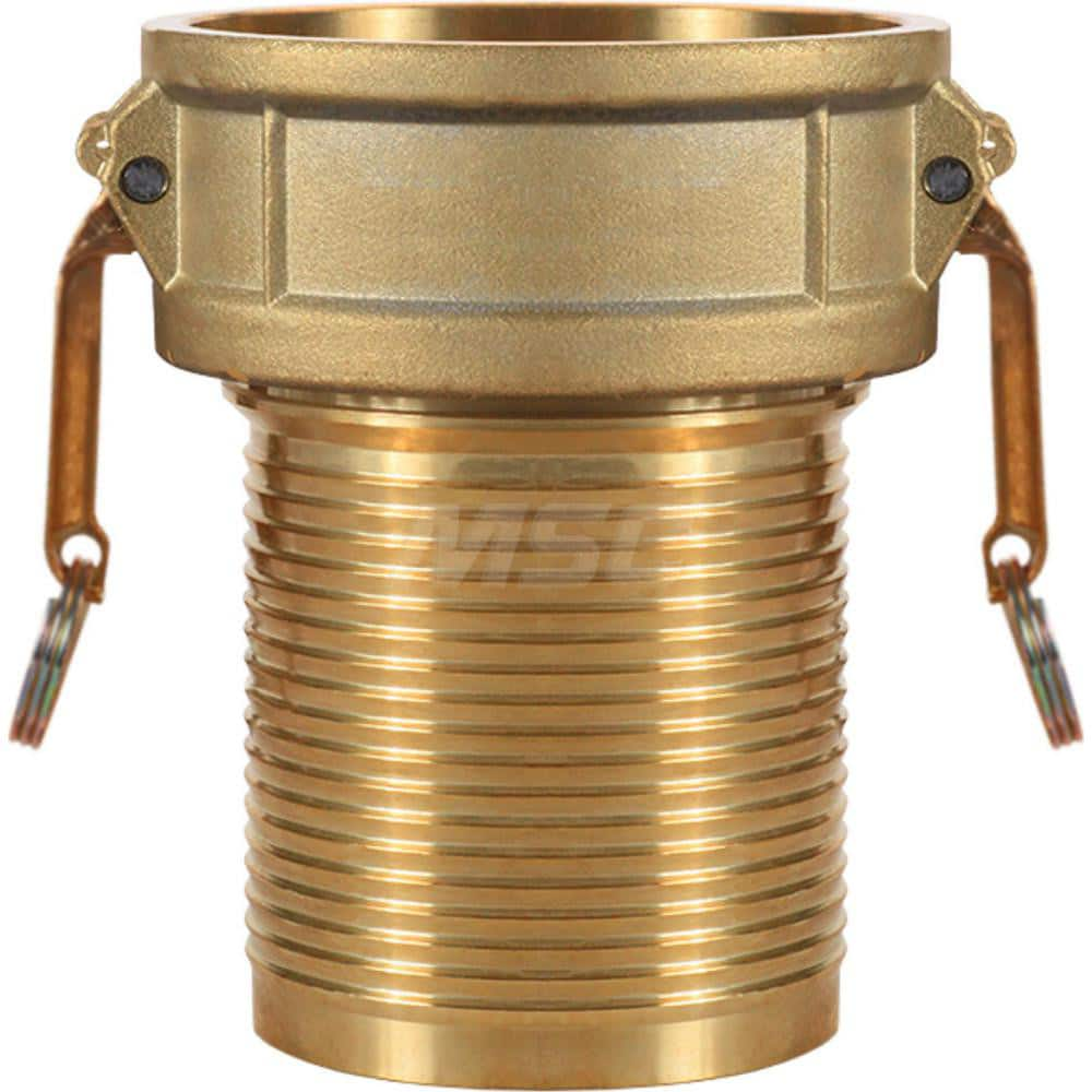 C-BR Type Quick Coupling: 6″ Hose ID, 6″ Part C, Brass