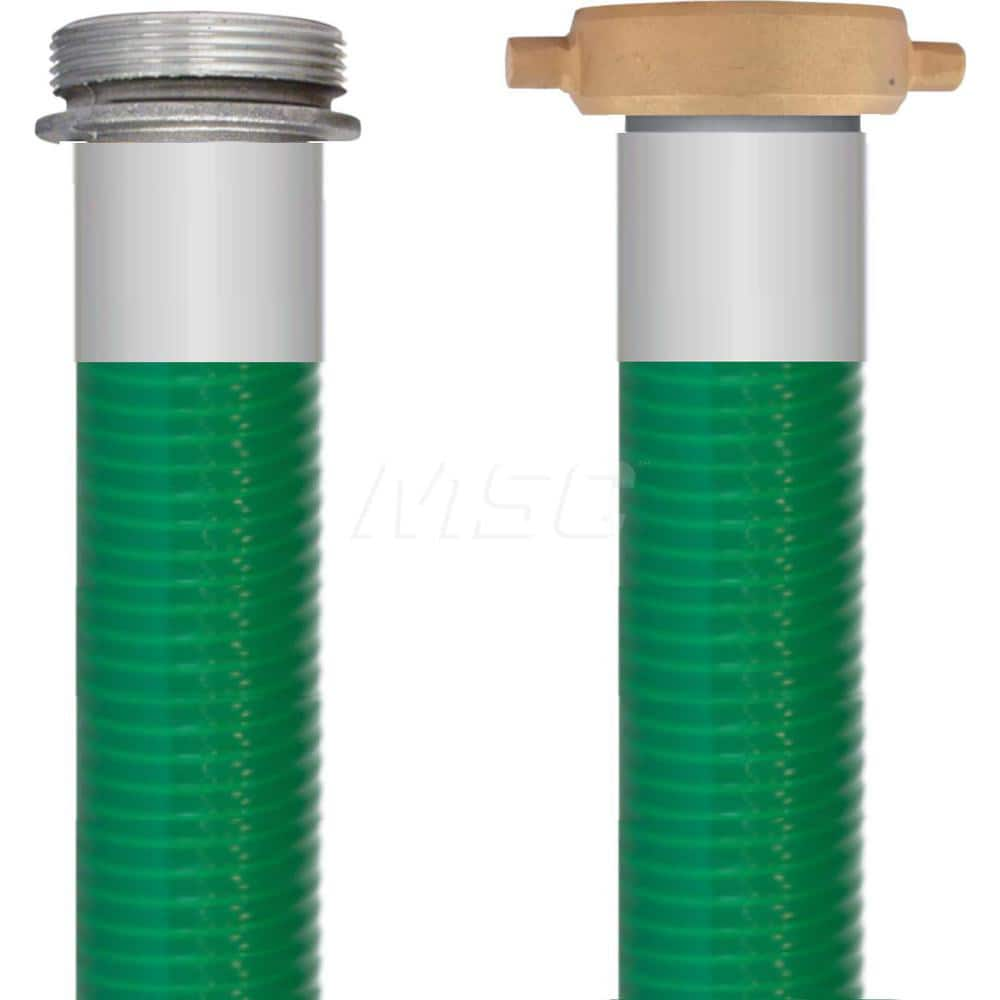 Liquid Suction & Discharge Hose; Inside Diameter (Inch): 3; Length (Feet): 20; Outside Diameter (Decimal Inch): 3.4600; Material: PVC; Working Pressure (psi): 55.000; Vacuum Rating: 29 In. Hg; Color: Green; Minimum Temperature (F): -23.000; Maximum Temper