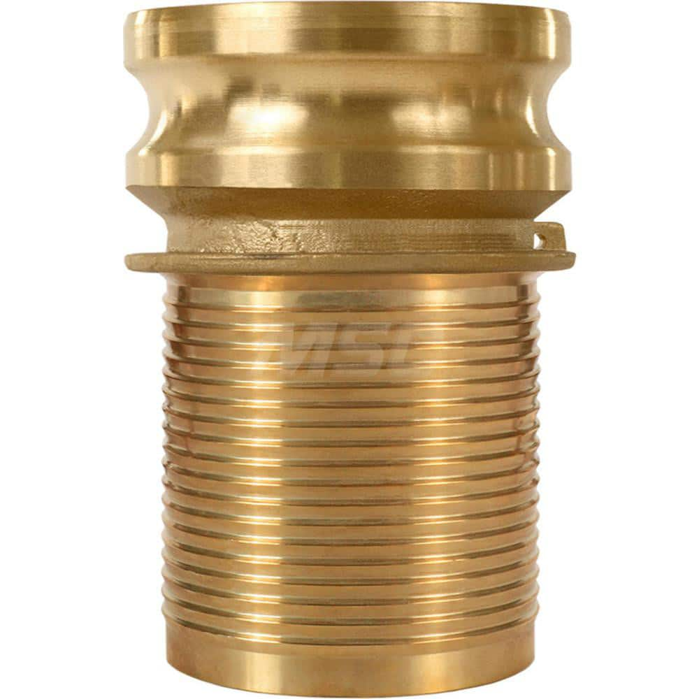 E-BR Type Quick Coupling: 3″ Hose ID, 3″ Part E, Brass