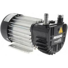 Thomas - Rotary Vane-Type Vacuum Pumps Voltage: 115 VAC Length (Decimal Inch): 10.3900 - Benchmark Tooling