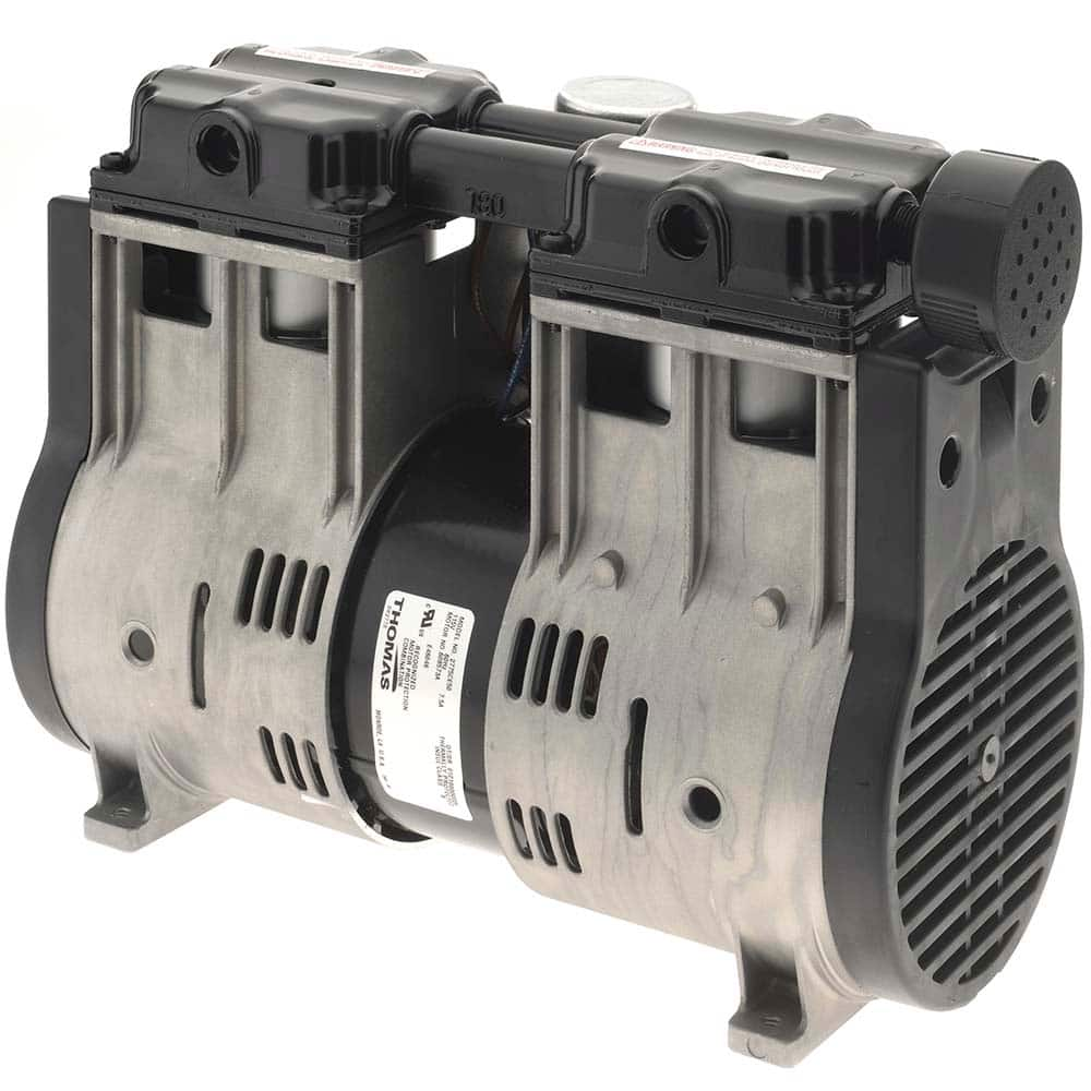 Thomas - Piston-Type Vacuum Pumps Type: Vacuum Voltage: 115 VAC - Benchmark Tooling