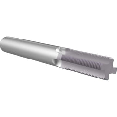 Helical Flute Thread Mill: 5/8, Internal & External, 5 Flute, 1/2″ Shank Dia, Solid Carbide 0.468″ Cut Dia, 0.91″ LOC, TiAlN Coated