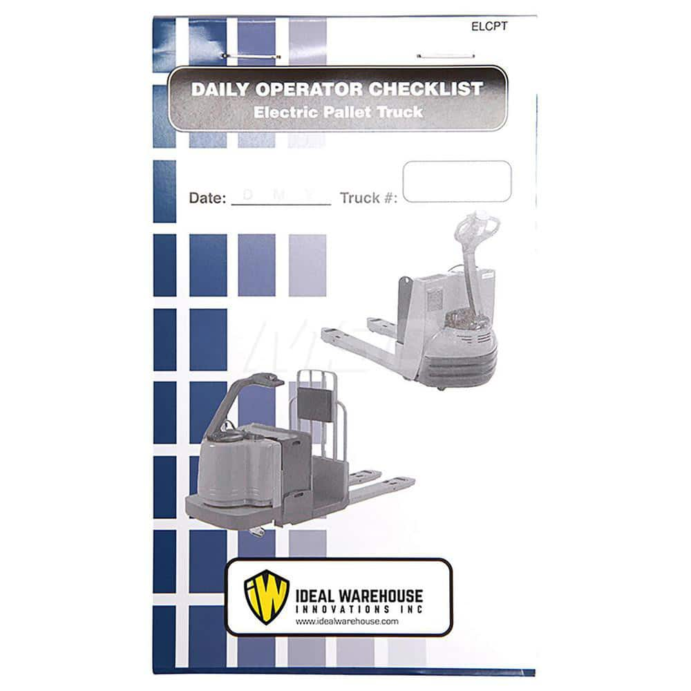 Information Centers, Stations & Binders; Type: Inspection Checklist; Topic: Electric Pallet Truck; Language: English; Product Type: Inspection Checklist