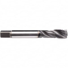 Spiral Flute Tap: 1-1/8-12, UNF, 4 Flute, Modified Bottoming, 2B Class of Fit, Cobalt, GLT-1 Finish 5.906″ OAL, Right Hand Flute, Right Hand Thread, H7, Series CU50C300