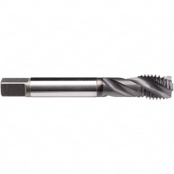 Spiral Flute Tap: #1-12, UNF, 4 Flute, Modified Bottoming, 2B Class of Fit, Cobalt, GLT-1 Finish 5.512″ OAL, Right Hand Flute, Right Hand Thread, H6, Series CU50C300