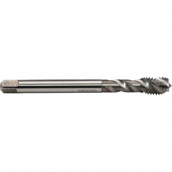 Spiral Flute Tap: M10 x 1.25, MF, Modified Bottoming, 6H Class of Fit, Cobalt, Bright/Uncoated Right Hand Flute, Right Hand Thread, D5, Series C0503000