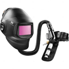 Welding Helmet: Black, PPA, Shade 8 to 14 Black, PPA, 6.6929″ Window Width x 4.0945″ Window Height, Lift Front, Clear Lens