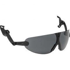 Safety Glass: Anti-Fog, Polycarbonate, Gray Lenses, Frameless Single