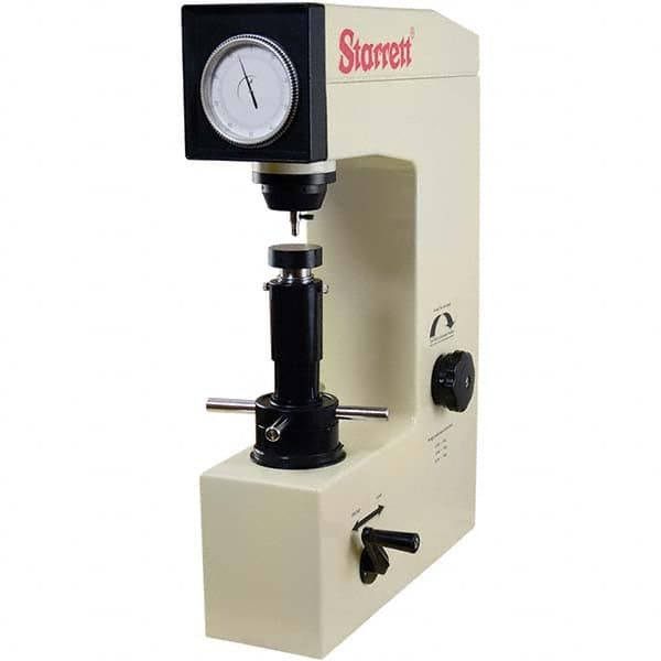 Starrett - Bench Top Hardness Testers Scale Type: Rockwell Superficial Minimum Hardness: 345 - Benchmark Tooling