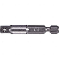 VEGA Industries - Hex Drive Handles, Holders & Extensions Type: Hex Adapter Style: Pin Lock - Benchmark Tooling