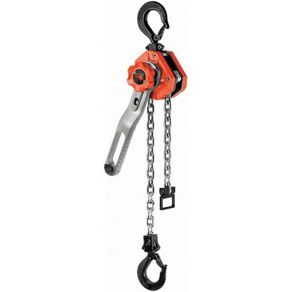 CM - 6,614 Lb Capacity, 15' Lift Height, Chain Manual Lever Hoist - Benchmark Tooling