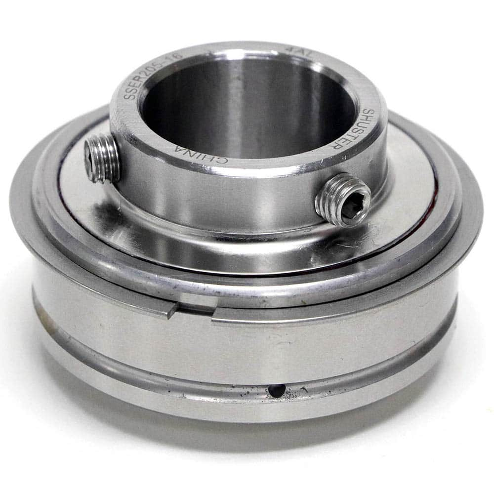 Shuster - SSER207, 35mm ID x 72mm OD Insert Bearing - Exact Industrial Supply