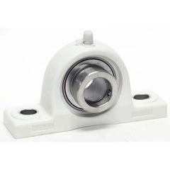 Shuster - SNATP207-20, 1-1/4" ID, 168.5mm OAL x 3-3/4" OAH, Ball Bearing Pillow Block - Exact Industrial Supply