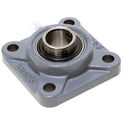 Shuster - UCF212-38, 2-3/8" ID, 6-7/8" OAL x 6-7/8" OAH, 4-Bolt Flange Bearing - Exact Industrial Supply