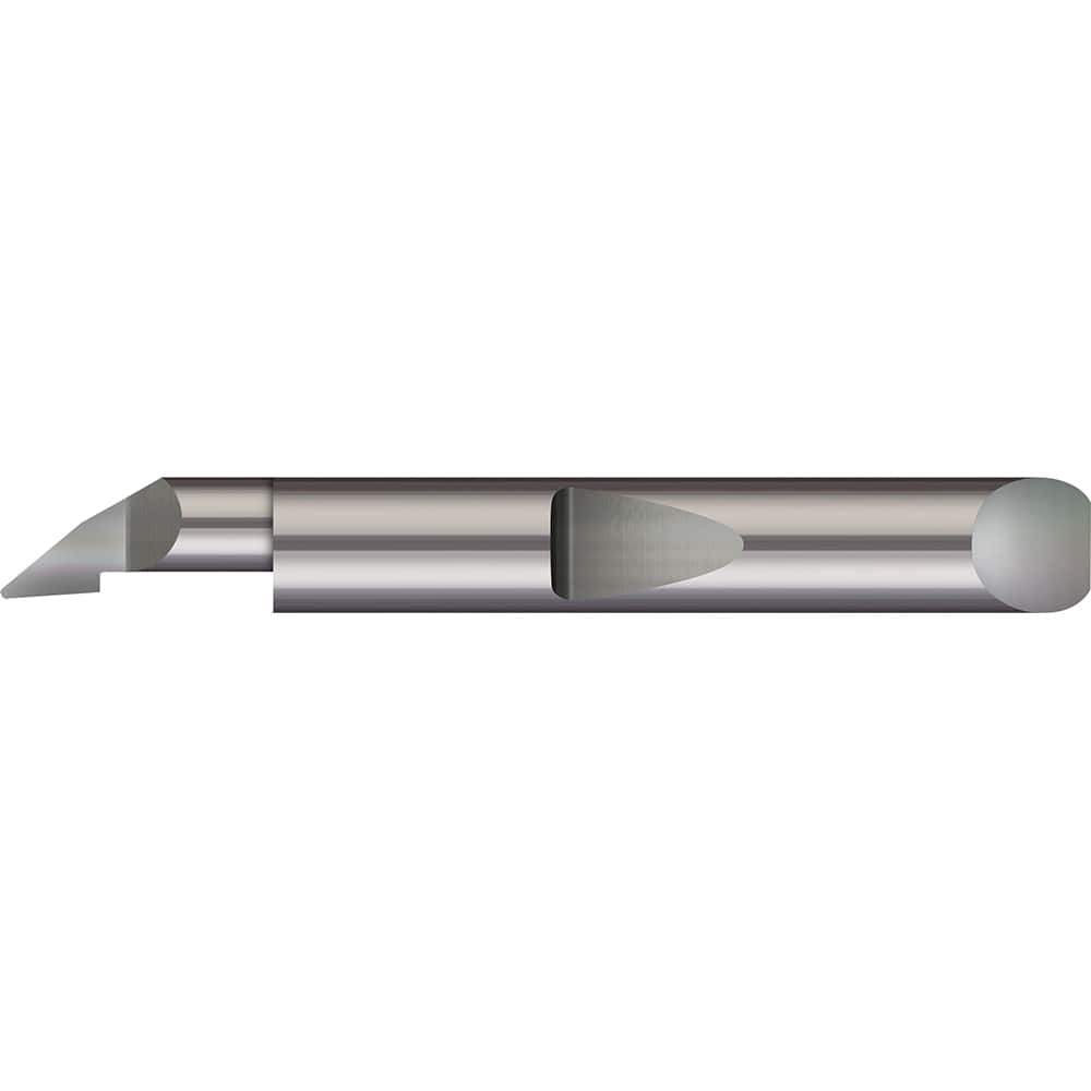 Profiling Tools; Minimum Bore Diameter (Decimal Inch): 0.0800; Maximum Bore Depth (Decimal Inch): 0.3000; Radius: 0.0050; Overall Length (Decimal Inch): 1-1/2; Shank Diameter (Inch): 3/16; Projection: Projection; Finish/Coating: Uncoated; Projection (Deci