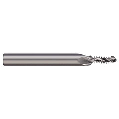 Harvey Tool - Combination Drill & Thread Mill; Thread Size: 6-32 ; Material: Solid Carbide ; Length of Cut (Inch): 0.3323 ; Included Angle A: 90 ; Drill Point Angle: 130 ; Shank Diameter (Decimal Inch): 0.1875 - Exact Industrial Supply