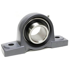 Shuster - UCPX12-39, 2-7/16" ID, 11" OAL x 5-7/8" OAH, Medium Duty Ball Bearing Pillow Block - Exact Industrial Supply