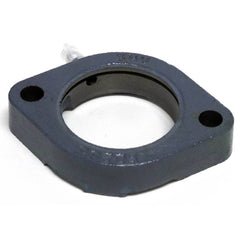 Shuster - FL204G, 47mm ID, 2-3/8" OAL x 113mm OAH x 1" Wide, 2-Bolt Flange Housing - Exact Industrial Supply