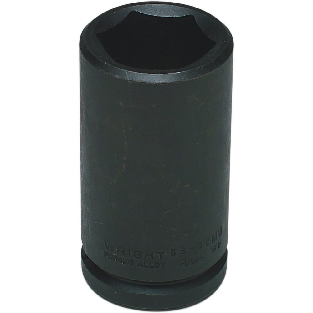 Wright Tool & Forge - Impact Sockets; Drive Size: 3/4 ; Size (mm): 27.0000 ; Type: Deep ; Style: Impact Socket ; Style: Impact Socket ; Style: Impact Socket - Exact Industrial Supply