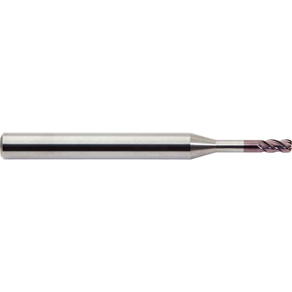 M.A. Ford - Corner Radius & Corner Chamfer End Mills; Mill Diameter (mm): 3.00 ; Mill Diameter (Decimal Inch): 0.1181 ; End Type: Corner Radius ; Corner Radius (mm): 0.200 ; Corner Radius (Inch): .008 ; Number of Flutes: 4 - Exact Industrial Supply