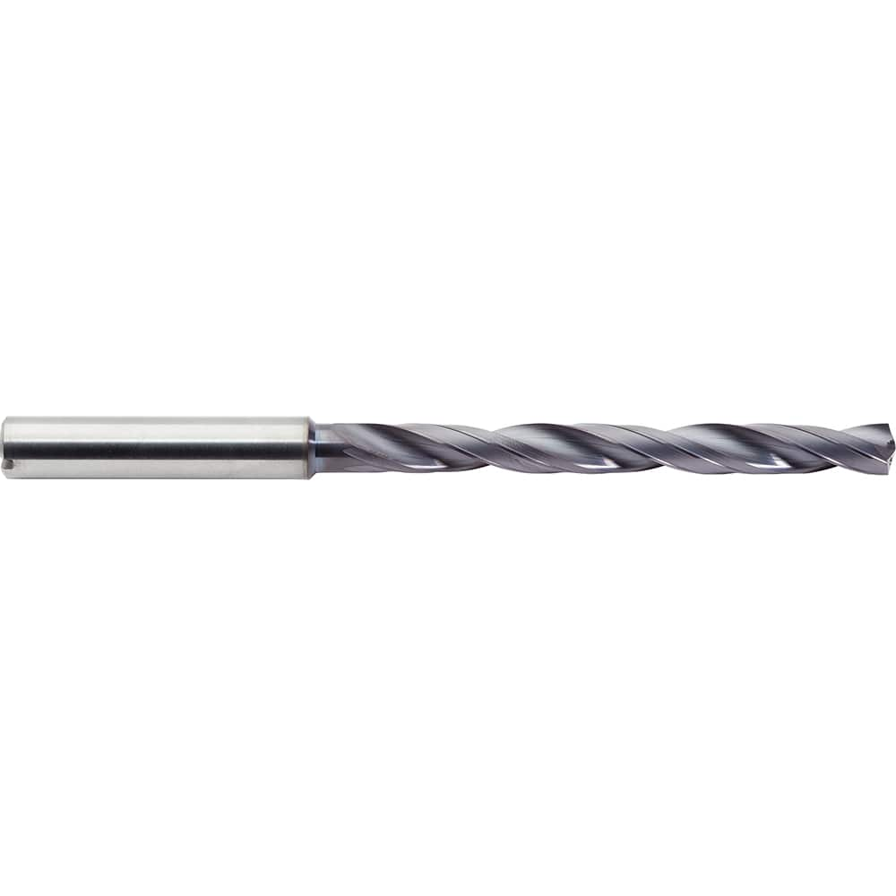 M.A. Ford - Taper Length Drill Bits; Drill Bit Size (mm): 3.60 ; Drill Bit Size (Decimal Inch): 0.1417 ; Drill Point Angle: 142 ; Drill Bit Material: Carbide ; Drill Bit Finish/Coating: ALtima? Plus ; Flute Type: Helical - Exact Industrial Supply