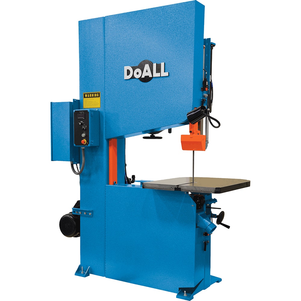 DoALL - 35-1/4" Throat Capacity Variable Frequency Vertical Bandsaw - Exact Industrial Supply