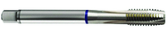 M18x2.5 6H 4-Flute Cobalt Blue Ring Spiral Point Plug Tap-Bright - Benchmark Tooling
