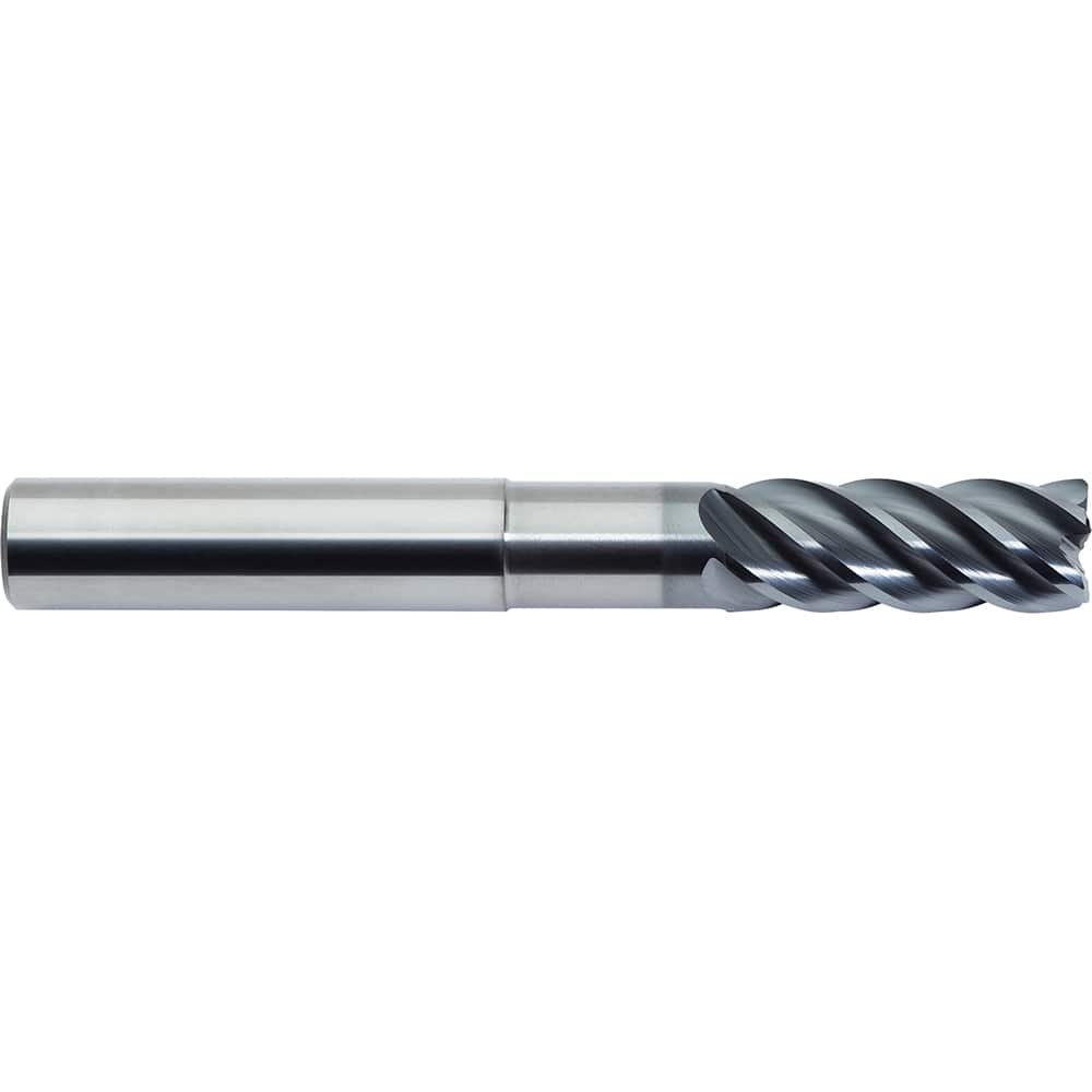 M.A. Ford - Corner Radius & Corner Chamfer End Mills; Mill Diameter (mm): 10.00 ; Mill Diameter (Decimal Inch): 0.3937 ; End Type: Corner Radius ; Corner Radius (mm): 2.00 ; Corner Radius (Inch): .079 ; Number of Flutes: 5 - Exact Industrial Supply