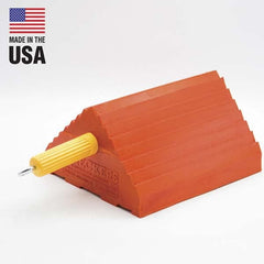 Checkers - Wheel Chocks Width (Inch): 8-1/2 Height (Inch): 5 - Benchmark Tooling