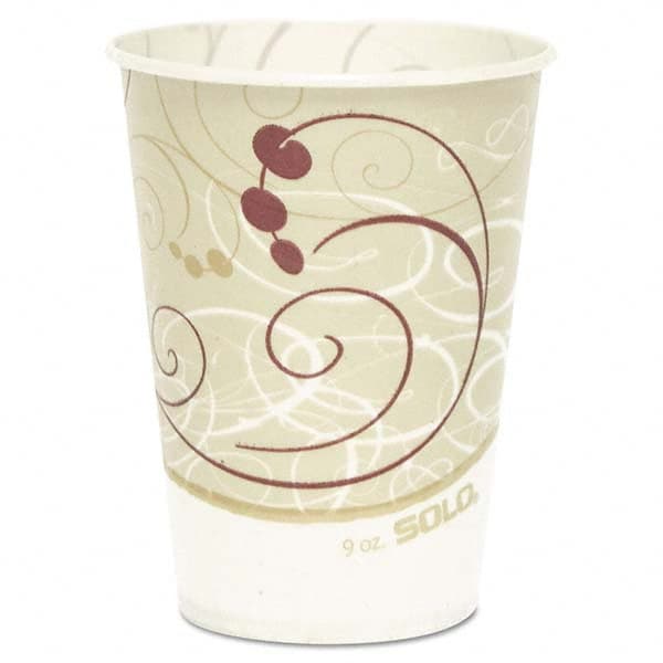 DART - Waxed Paper Cold Cups, 9 oz, Symphony Design, 100/Bag - Benchmark Tooling