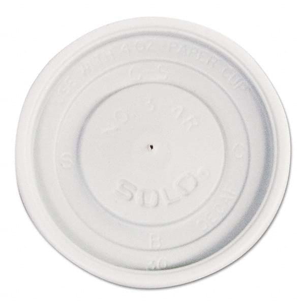 DART - Polystyrene Vented Hot Cup Lids, 4 oz Cups, White, 100/Pack, 10 Packs/Carton - Benchmark Tooling