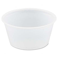 DART - Polystyrene Portion Cups, 2 oz, Translucent, 250/Bag, 10 Bags/Carton - Benchmark Tooling