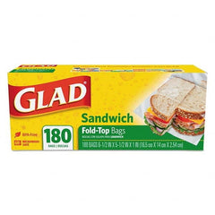 Glad - Reclosable Food & Sandwich Bags Volume Capacity: 1 Gal. Width (Inch): 6-1/2 - Benchmark Tooling