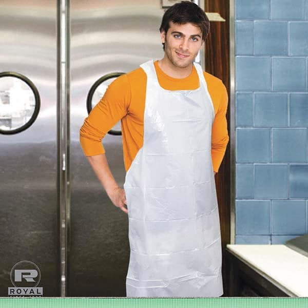 Royal Paper - Disposable & Chemical Resistant Aprons Garment Style: Bib Apron Garment Type: NonChemical Resistant - Benchmark Tooling