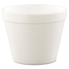 DART - Foam Containers, Foam, 24 oz, White, 25/Bag, 20 Bags/Carton - Benchmark Tooling