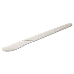 ECO PRODUCTS - Plantware Renewable & Compostable Knife - 6", 50/PK, 20 PK/CT - Benchmark Tooling