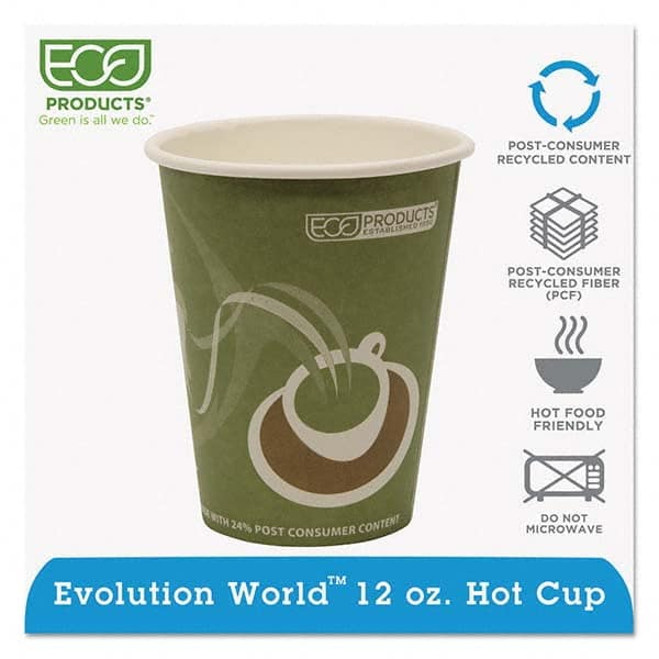 ECO PRODUCTS - Evolution World 24% Recycled Content Hot Cups - 12 oz, 50/PK, 20 PK/CT - Benchmark Tooling