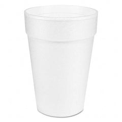 DART - Large Foam Drink Cup, 14 oz, Hot/Cold, White, 25/Bag, 40 Bags/Carton - Benchmark Tooling