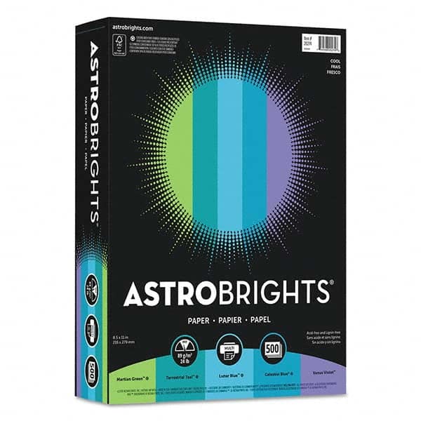 Astrobrights - Office Machine Supplies & Accessories Office Machine/Equipment Accessory Type: Copy Paper For Use With: Copiers; Inkjet Printers; Laser Printers - Benchmark Tooling