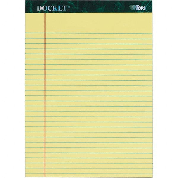 TOPS - Note Pads, Writing Pads & Notebooks Writing Pads & Notebook Type: Writing Pad Size: 8-1/2 x 11-3/4 - Benchmark Tooling