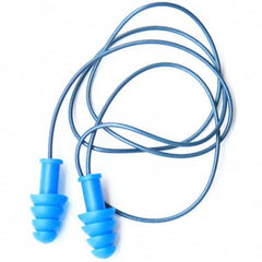 Cordova - 100 1-Pack Pairs Reusable Corded 27 dB Flanged Earplugs - Benchmark Tooling