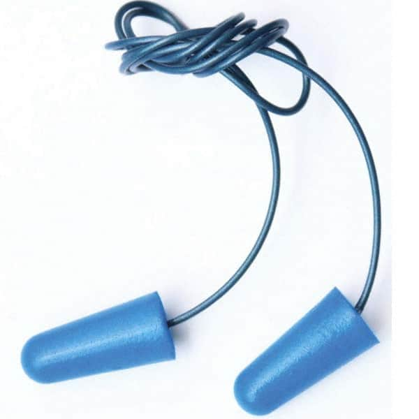 Cordova - 100 1-Pack Pairs Disposable Corded 32 dB Cone Shaped Earplugs - Benchmark Tooling