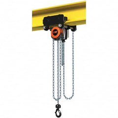 CM - 1,102 Lb Capacity, 15' Lift Height, Manual Chain Hoist - Benchmark Tooling